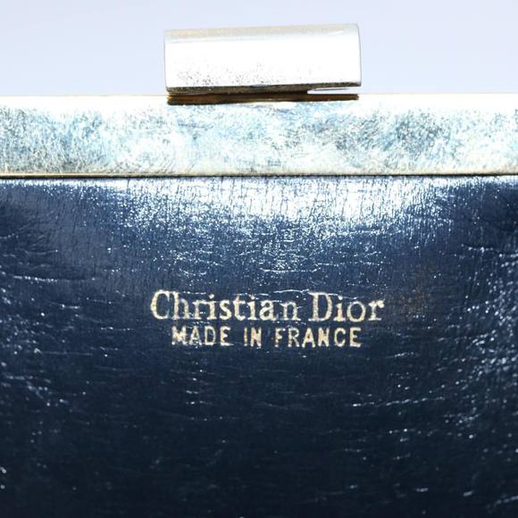 Christian Dior Trotter Canvas Pouch Navy Auth ep2830 - Picture 9 of 15